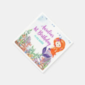 Zeemeermin 1e Verjaardagsfeestje Oneder Het Zee Servet (Hoek)