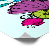 Zeemeermin 2e Verjaardag Tshirts en geschenken Poster (Hoek)