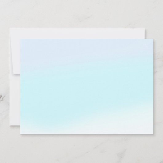 Zeemeermin 2e Verjaardag Twee Het Zee Party Foto Kaart (Achterkant)