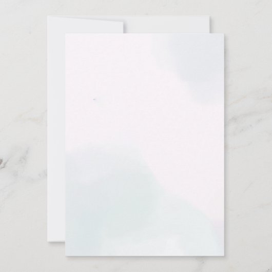 Zeemeermin 3e verjaardag onder het Zee feest Kaart (Achterkant)