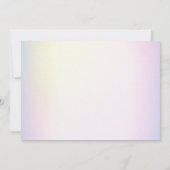 Zeemeermin 3e Verjaardag onder het Zee Party Foto Kaart (Achterkant)