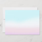 Zeemeermin 3e Verjaardag onder het Zee Party Foto Kaart (Achterkant)