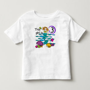 Zeemeermin 3e Verjaardag T shirten en geschenken Kinder Shirts