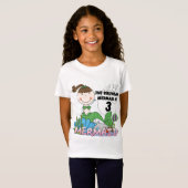 Zeemeermin 3e verjaardag Tshirts en geschenken (Voorkant volledig)
