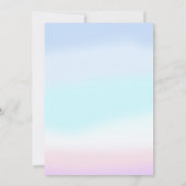 Zeemeermin 4e verjaardag Onze kleine zeemeermin pa Kaart (Achterkant)