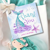 Zeemeermin 5e verjaardag Duik in Vijf Bedankjes Labels