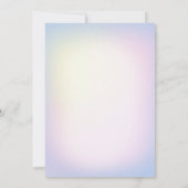 Zeemeermin 5e verjaardag duik naar vijf feest kaart (Achterkant)