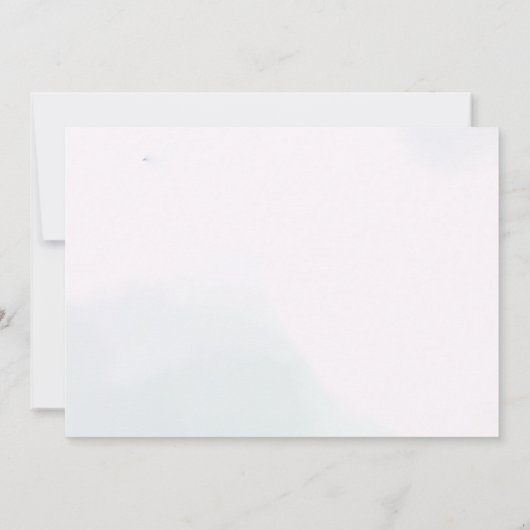 Zeemeermin 5e verjaardag duik naar vijf feestfoto kaart (Achterkant)