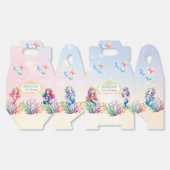 Zeemeermin 5e Verjaardag onder het Zee Feest Dank  Bedankdoosjes (Ongevouwen)