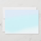 Zeemeermin 6e verjaardag Splish Splash Party Foto Kaart (Achterkant)