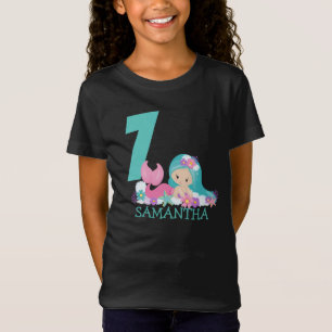 Zeemeermin 7e verjaardag Marina - van het zee T-sh T-shirt