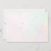 Zeemeermin 7e verjaardag Zeemeermin Party Foto Kaart (Achterkant)