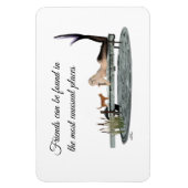 Zeemeermin aan boord Flexibel Magnet Magneet (Verticaal)