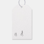 Zeemeermin aan boord Label met cadeau Cadeaulabel (Achterkant)