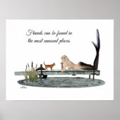 Zeemeermin aan boord van Poster (Voorkant)