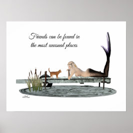 Zeemeermin aan boord van Poster