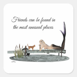 Zeemeermin aan boord van Stickers