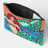  zeemeermin Abstract schilderij Etui (Open)