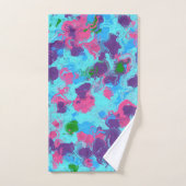 Zeemeermin Abstract Splatter Bad Handdoek (Handdoek)