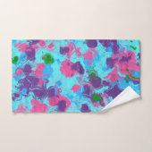 Zeemeermin Abstract Splatter Bad Handdoek (Handdoek)
