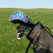 Zeemeermin Abstract Splatter Golfheadcover (Insitu)