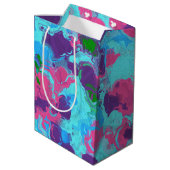 Zeemeermin Abstract Splatter Medium Cadeauzakje (Achterkant Gekanteld)