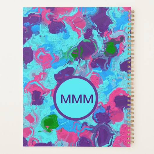 Zeemeermin Abstract Splatter Planner (Achterkant)