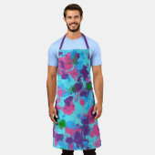 Zeemeermin Abstract Splatter Schort (Gedragen)