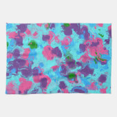 Zeemeermin Abstract Splatter Theedoek (Horizontaal)
