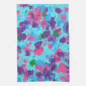 Zeemeermin Abstract Splatter Theedoek (Verticaal)