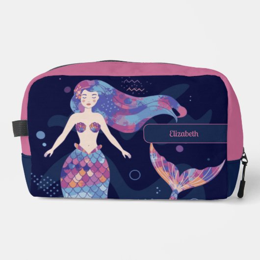 Zeemeermin Abstracte toilettas Toilettasje (Voorkant)