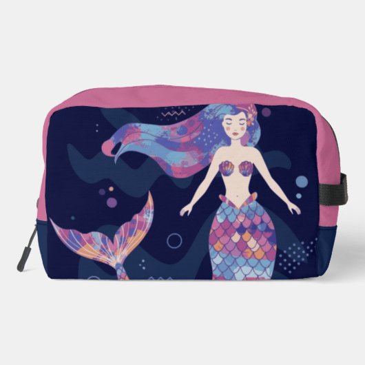 Zeemeermin Abstracte toilettas Toilettasje (Achterkant)