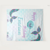 Zeemeermin, Achtergrond, Verjaardagsachtergrond, s Wandkleed (Voorkant (horizontaal))