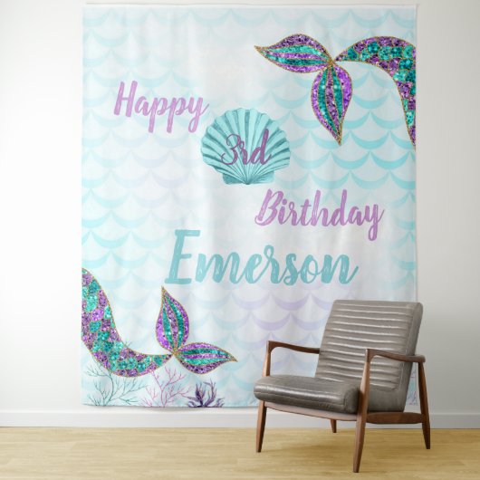 Zeemeermin, Achtergrond, Verjaardagsachtergrond, s Wandkleed (In situ)