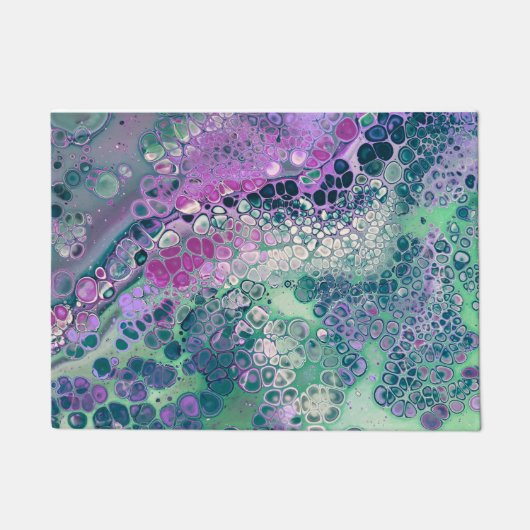 Zeemeermin Acrylzuur, kleurrijk Abstract Deurmat (Voorkant)
