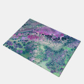Zeemeermin Acrylzuur, kleurrijk Abstract Deurmat (Schuin)