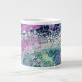 Zeemeermin Acrylzuur, kleurrijk Abstract Grote Koffiekop (Voorkant)