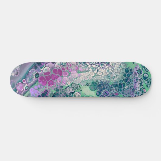 Zeemeermin Acrylzuur, kleurrijk Abstract Persoonlijk Skateboard (Horizontaal)
