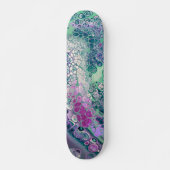 Zeemeermin Acrylzuur, kleurrijk Abstract Persoonlijk Skateboard (Voorkant)