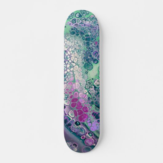 Zeemeermin Acrylzuur, kleurrijk Abstract Persoonlijk Skateboard (Voorkant)