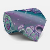 Zeemeermin Acrylzuur, kleurrijk Abstract Stropdas (Opgerold)