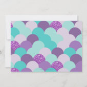 Zeemeermin Afro-Amerikaanse verjaardagsfeestfoto Kaart (Achterkant)