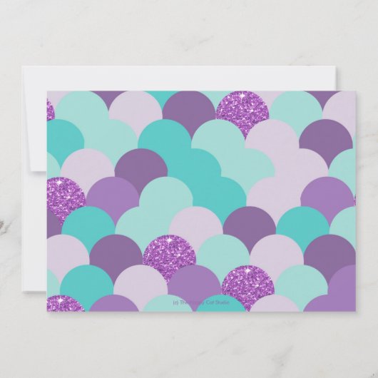 Zeemeermin Afro-Amerikaanse verjaardagsfeestfoto Kaart (Achterkant)