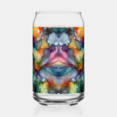 Zeemeermin Alcohol Ink Blikvorm Glas (Rechts)