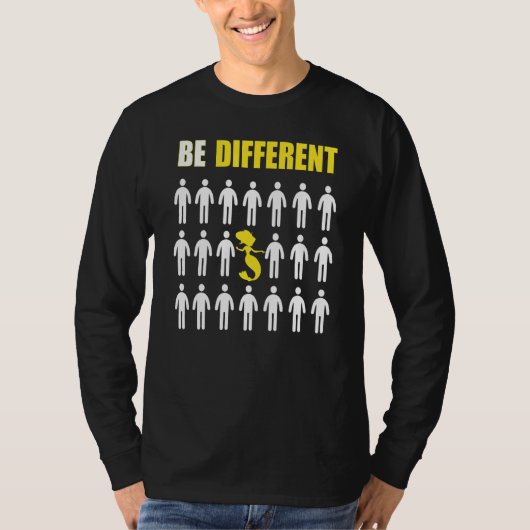 Zeemeermin anders inspiratie t-shirt (Voorkant)