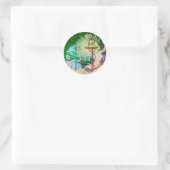 Zeemeermin Anker en School of Fish Stickers (Tas)