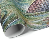 Zeemeermin Antiek Magic Nautische Oceaan Cadeaupapier (Rol Hoek)