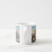 Zeemeermin Antiek Magic Nautische Oceaan Espresso Kop (Achterkant)