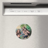 Zeemeermin Antiek Magic Nautische Oceaan Magneet (Insitu (Vaatwasser))