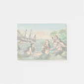 Zeemeermin Antiek Magic Nautische Oceaan Post-it® Notes (Voorkant)